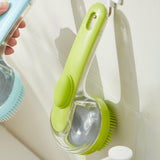 Maxbell Dog Bath Brush SPA Removes Loose Hair Pet Grooming Brush for Puppy Cats Dogs Green