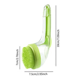 Maxbell Dog Bath Brush SPA Removes Loose Hair Pet Grooming Brush for Puppy Cats Dogs Green