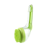 Maxbell Dog Bath Brush SPA Removes Loose Hair Pet Grooming Brush for Puppy Cats Dogs Green