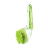 Maxbell Dog Bath Brush SPA Removes Loose Hair Pet Grooming Brush for Puppy Cats Dogs Green