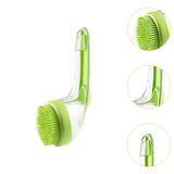 Maxbell Dog Bath Brush SPA Removes Loose Hair Pet Grooming Brush for Puppy Cats Dogs Green