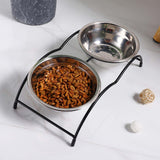 Maxbell Cat Bowl Holder Ergonomic Pet Feeding Station for Small Dogs Puppies Kittens