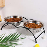 Maxbell Cat Bowl Holder Ergonomic Pet Feeding Station for Small Dogs Puppies Kittens