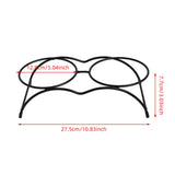 Maxbell Cat Bowl Holder Ergonomic Pet Feeding Station for Small Dogs Puppies Kittens