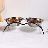 Maxbell Cat Bowl Holder Ergonomic Pet Feeding Station for Small Dogs Puppies Kittens