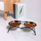 Maxbell Cat Bowl Holder Ergonomic Pet Feeding Station for Small Dogs Puppies Kittens