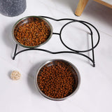 Maxbell Cat Bowl Holder Ergonomic Pet Feeding Station for Small Dogs Puppies Kittens