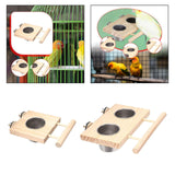 Maxbell Bird Feeder for Cage Large Capacity Feeding Cup for Parrots Budgie Cockatiel Single bowl