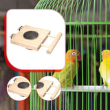 Maxbell Bird Feeder for Cage Large Capacity Feeding Cup for Parrots Budgie Cockatiel Single bowl