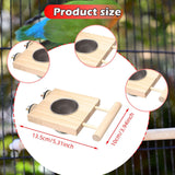 Maxbell Bird Feeder for Cage Large Capacity Feeding Cup for Parrots Budgie Cockatiel Single bowl