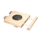 Maxbell Bird Feeder for Cage Large Capacity Feeding Cup for Parrots Budgie Cockatiel Single bowl