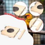 Maxbell Bird Feeder for Cage Large Capacity Feeding Cup for Parrots Budgie Cockatiel Single bowl