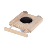 Maxbell Bird Feeder for Cage Large Capacity Feeding Cup for Parrots Budgie Cockatiel Single bowl