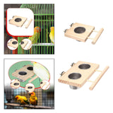 Maxbell Bird Feeder for Cage Large Capacity Feeding Cup for Parrots Budgie Cockatiel Single bowl