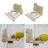 Maxbell Bird Feeding Dish Cups Container Cage Water Bowl for Parrot Budgie Lovebirds 12cmx11cm