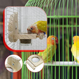 Maxbell Bird Feeding Dish Cups Container Cage Water Bowl for Parrot Budgie Lovebirds 12cmx11cm
