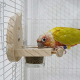 Maxbell Bird Feeding Dish Cups Container Cage Water Bowl for Parrot Budgie Lovebirds 12cmx11cm