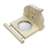 Maxbell Bird Feeding Dish Cups Container Cage Water Bowl for Parrot Budgie Lovebirds 12cmx11cm