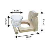 Maxbell Bird Feeding Dish Cups Container Cage Water Bowl for Parrot Budgie Lovebirds 12cmx11cm