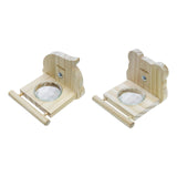 Maxbell Bird Feeding Dish Cups Container Cage Water Bowl for Parrot Budgie Lovebirds 12cmx11cm