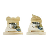 Maxbell Bird Cage Feeder Hanging Pet Bowl Lightweight for Conures Parakeet Lovebirds Bear