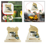 Maxbell Bird Cage Feeder Hanging Pet Bowl Lightweight for Conures Parakeet Lovebirds Bear