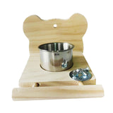 Maxbell Bird Cage Feeder Hanging Pet Bowl Lightweight for Conures Parakeet Lovebirds Bear