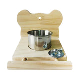 Maxbell Bird Cage Feeder Hanging Pet Bowl Lightweight for Conures Parakeet Lovebirds Bear