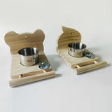 Maxbell Bird Cage Feeder Hanging Pet Bowl Lightweight for Conures Parakeet Lovebirds Bear