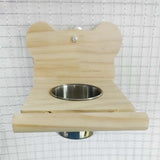 Maxbell Bird Cage Feeder Hanging Pet Bowl Lightweight for Conures Parakeet Lovebirds Bear