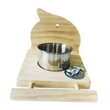 Maxbell Bird Cage Feeder Hanging Pet Bowl Lightweight for Conures Parakeet Lovebirds Bird