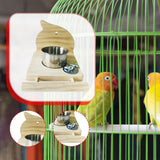 Maxbell Bird Cage Feeder Hanging Pet Bowl Lightweight for Conures Parakeet Lovebirds Bird