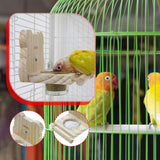 Maxbell Bird Feeding Dish Cups Container Cage Water Bowl for Parrot Budgie Lovebirds 12cmx9.5cm