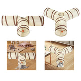 Maxbell Cat Tunnel Foldable Multifunctional Cat for Indoor Cats Kitten Training T