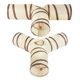 Maxbell Cat Tunnel Foldable Multifunctional Cat for Indoor Cats Kitten Training T