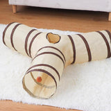 Maxbell Cat Tunnel Foldable Multifunctional Cat for Indoor Cats Kitten Training Y