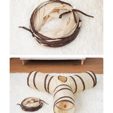 Maxbell Cat Tunnel Foldable Multifunctional Cat for Indoor Cats Kitten Training Y