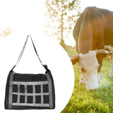 Maxbell Horse Hay Bag Slow feed Feeder Travel Sheep Adjustable Strap Pasture Hay Net
