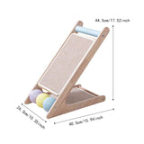 Maxbell Cat Scratch Pad Interactive Toy Pet Supplies Tilted L Shaped Scratching Board