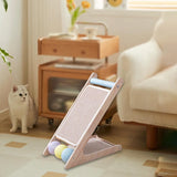 Maxbell Cat Scratch Pad Interactive Toy Pet Supplies Tilted L Shaped Scratching Board