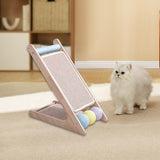 Maxbell Cat Scratch Pad Interactive Toy Pet Supplies Tilted L Shaped Scratching Board