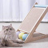 Maxbell Cat Scratch Pad Interactive Toy Pet Supplies Tilted L Shaped Scratching Board
