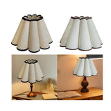 Maxbell Fabric Table Lamp Cover Home Pendant Light Lamp Shade Petal Shaped Lampshade Beige