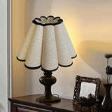 Maxbell Fabric Table Lamp Cover Home Pendant Light Lamp Shade Petal Shaped Lampshade Beige