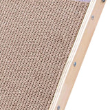 Maxbell Scratching Board Toy Balls Indoor Cats Exerciser Climbing Cat Scratcher Ramp 43.8cmx27.5cmx44.5cm