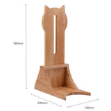 Maxbell Dog Fountain Bottle Holder Wooden Pet Supplies for Gerbil Kitten Chinchillas