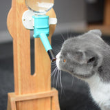 Maxbell Dog Fountain Bottle Holder Wooden Pet Supplies for Gerbil Kitten Chinchillas