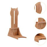 Maxbell Dog Fountain Bottle Holder Wooden Pet Supplies for Gerbil Kitten Chinchillas