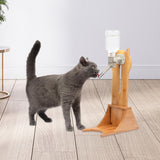 Maxbell Dog Fountain Bottle Holder Wooden Pet Supplies for Gerbil Kitten Chinchillas