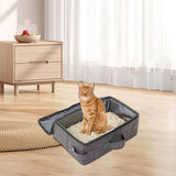 Maxbell Portable Cat Litter Box Versatile Pet Supplies for Indoor Airplane Traveling